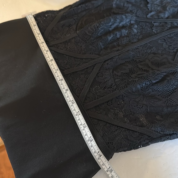 Privy Women’s Cocktail Lace Mini Black Dress Long Sleeves Like New Size … - Picture 10 of 17